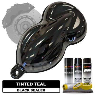 Tinted Teal Brake Caliper Paint Kit
