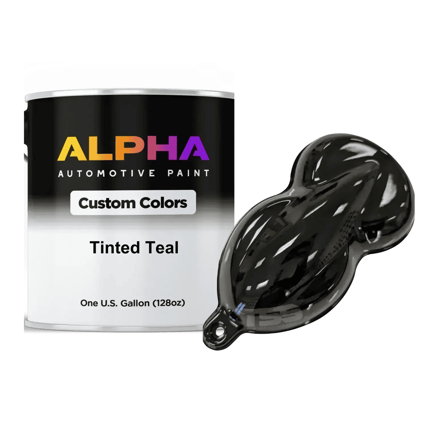 Tinted Teal Paint Basecoat
