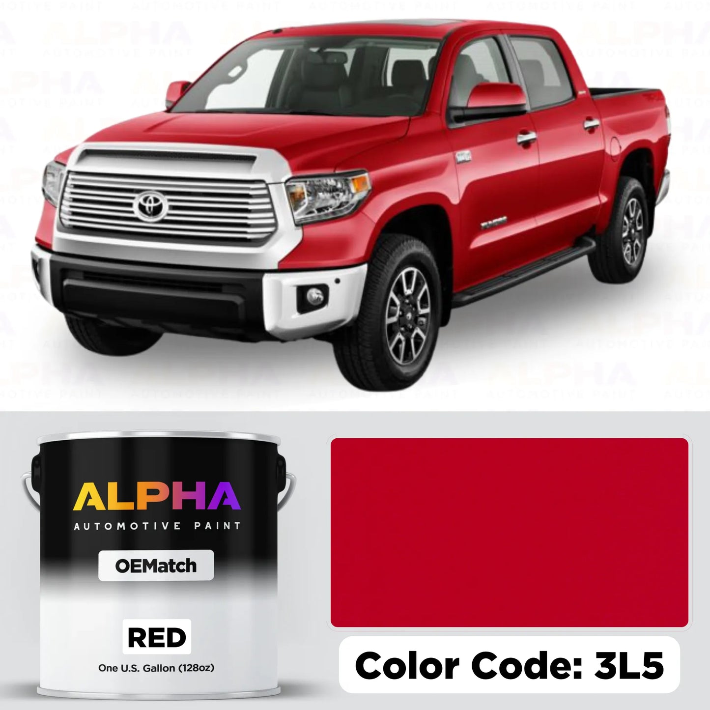 Toyota Radiant Red 3L5 | OEMatch Basecoat
