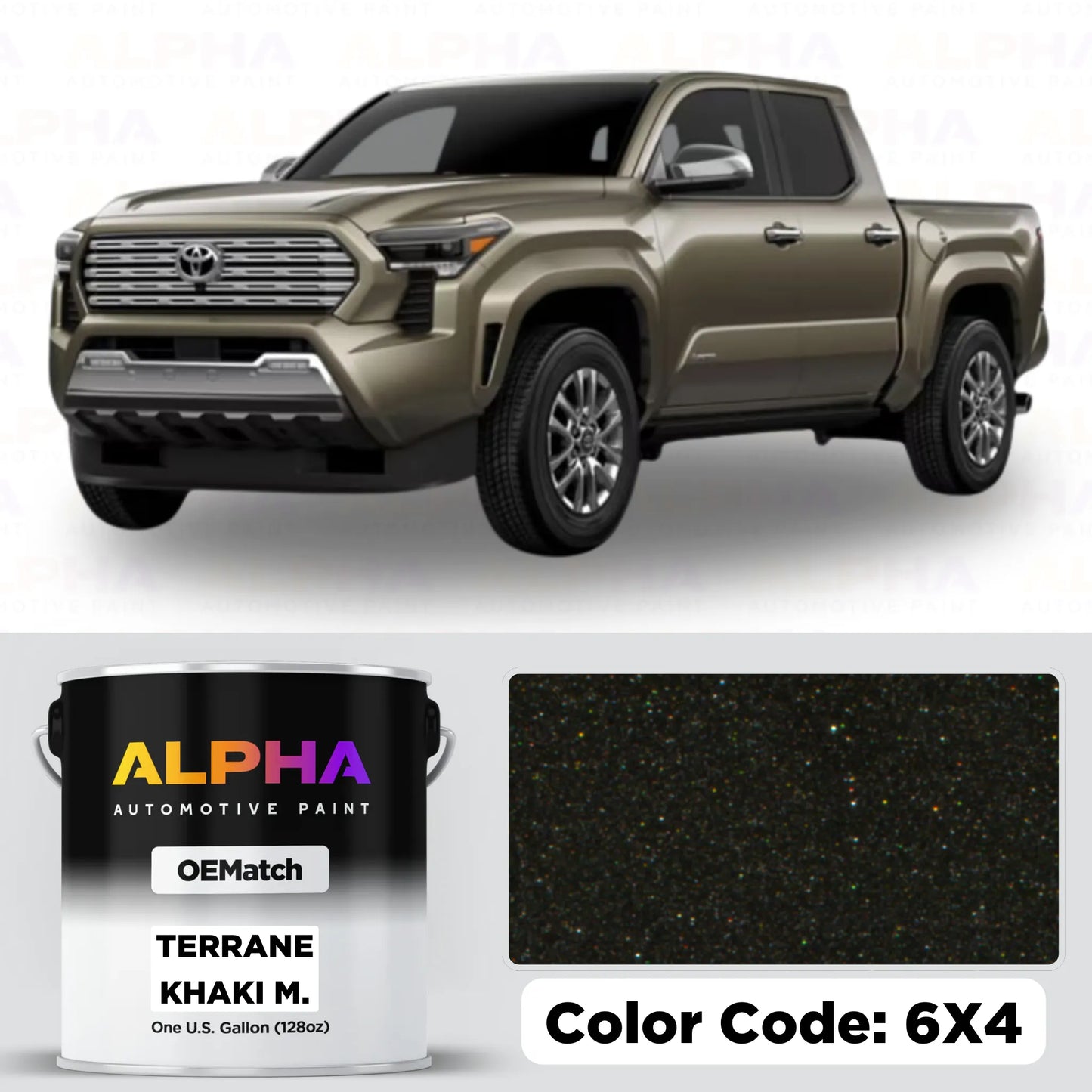 Toyota Terrane Khaki Metallic 6X4 | OEMatch Basecoat