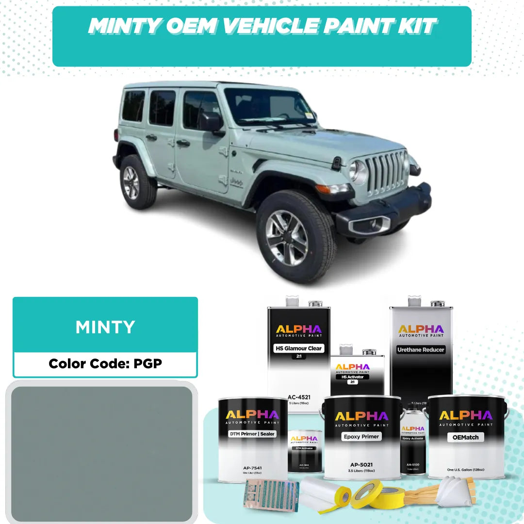 CHRYSLER USA MINTY PGP | OEMatch Vehicle Paint Kit