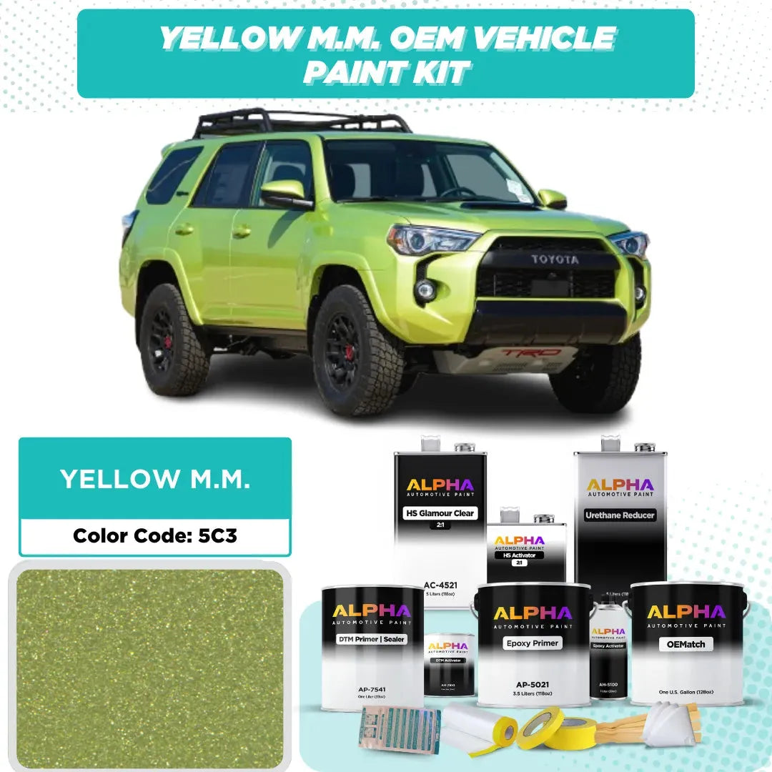 TOYOTA YELLOW M.M. 5C3 | OEMatch Vehicle Paint Kit