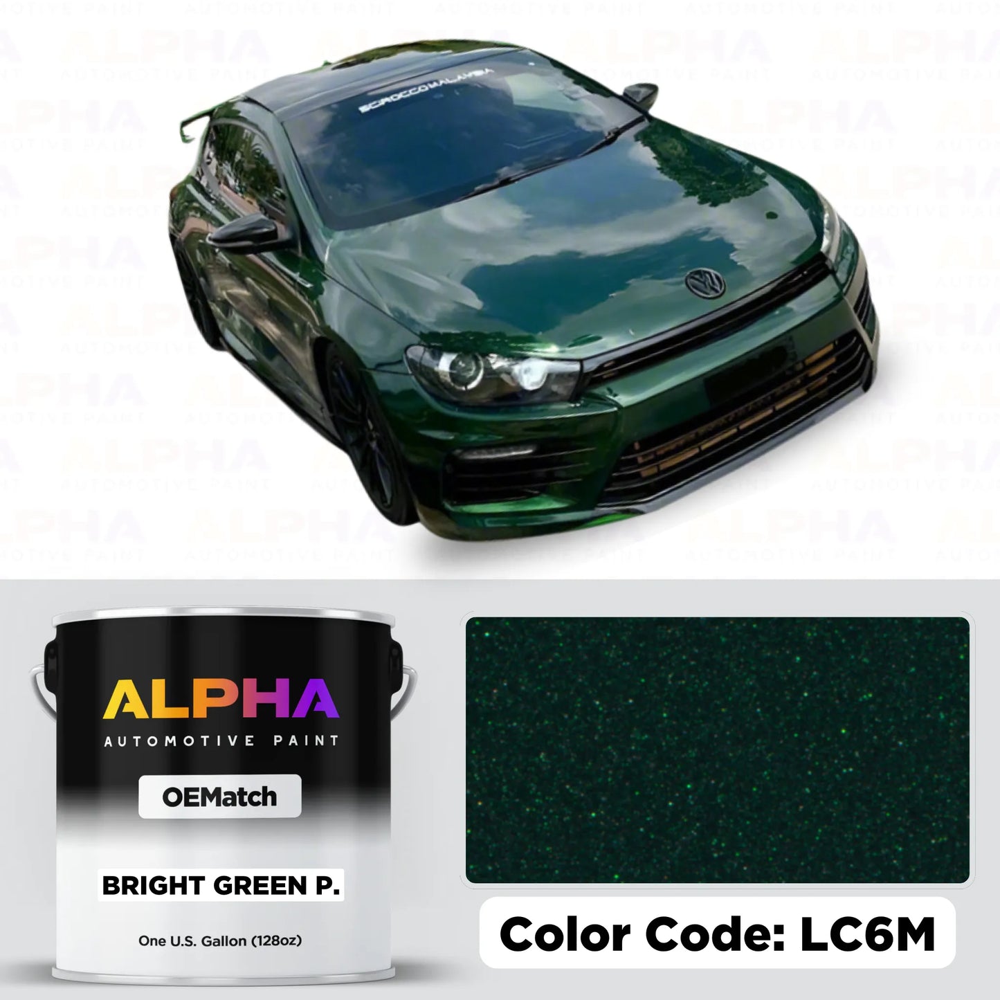 Volkswagen / Audi Bright Green P. LC6M / C6M | OEMatch Basecoat