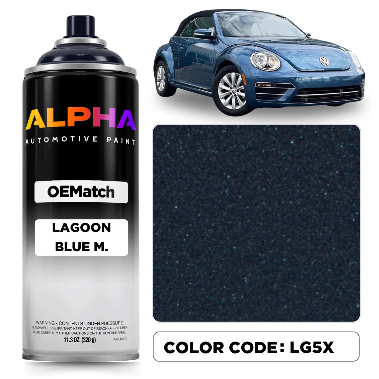Volkswagen / Audi Lagoon Blue Metallic LG5X | OEMatch Spray Can