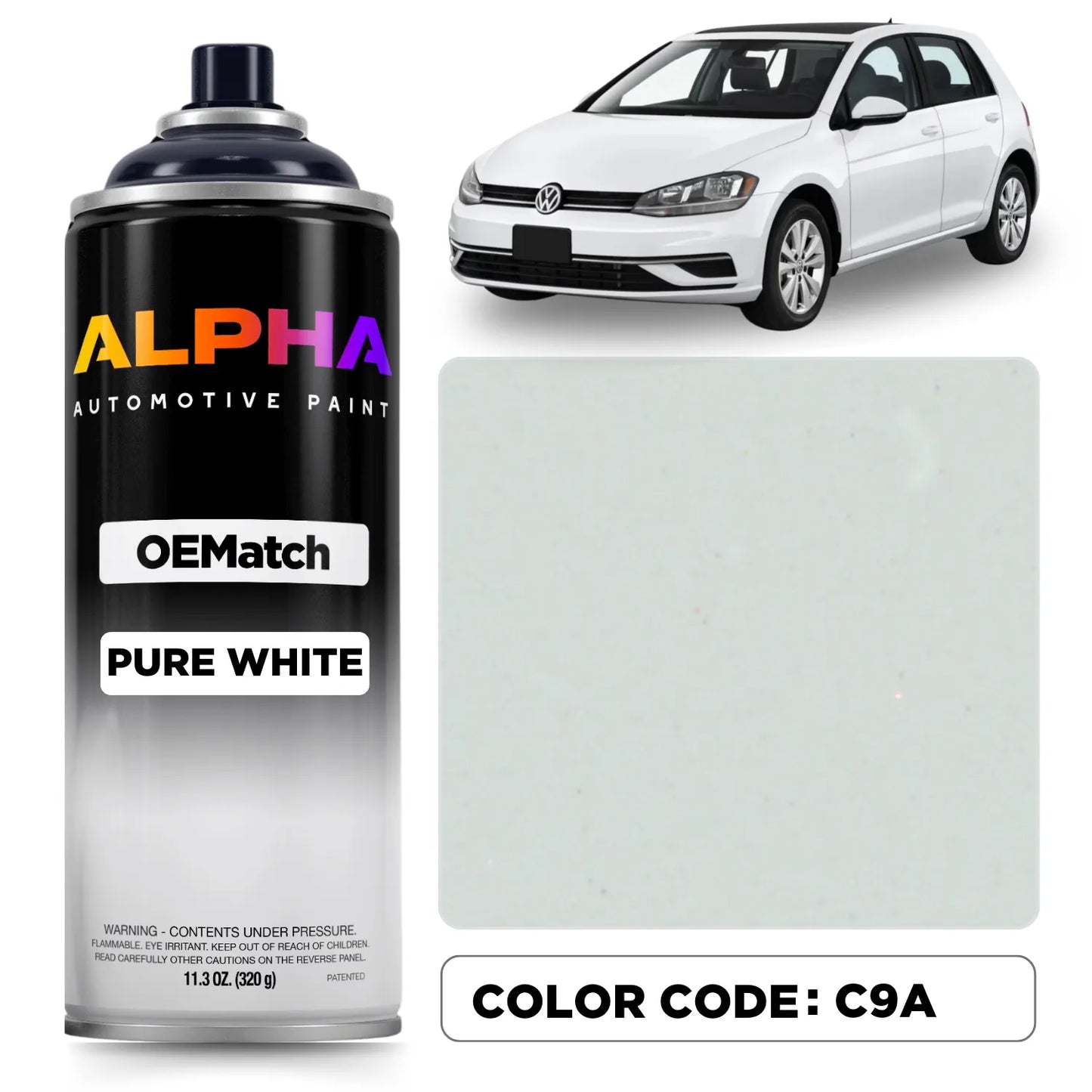 Volkswagen / Audi Pure White LC9A / C9A | OEMatch Spray Can