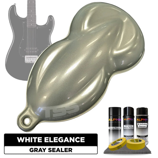 White Elegance Guitar Paint Kit