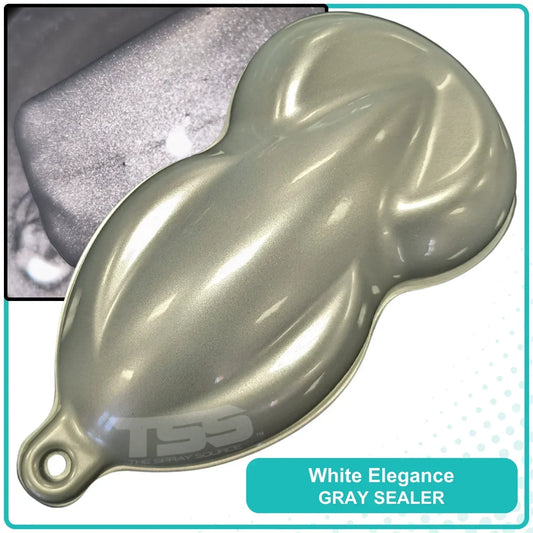 White Elegance Vehicle Paint Kit - complete automotive paint kit with primer basecoat and clearcoat