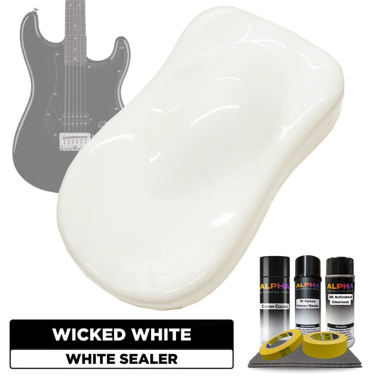 Wicked White Guitar Paint Kit