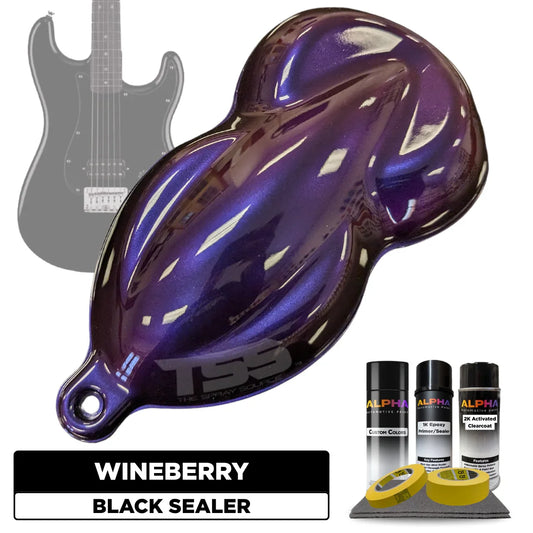 Wineberry Guitar Paint Kit