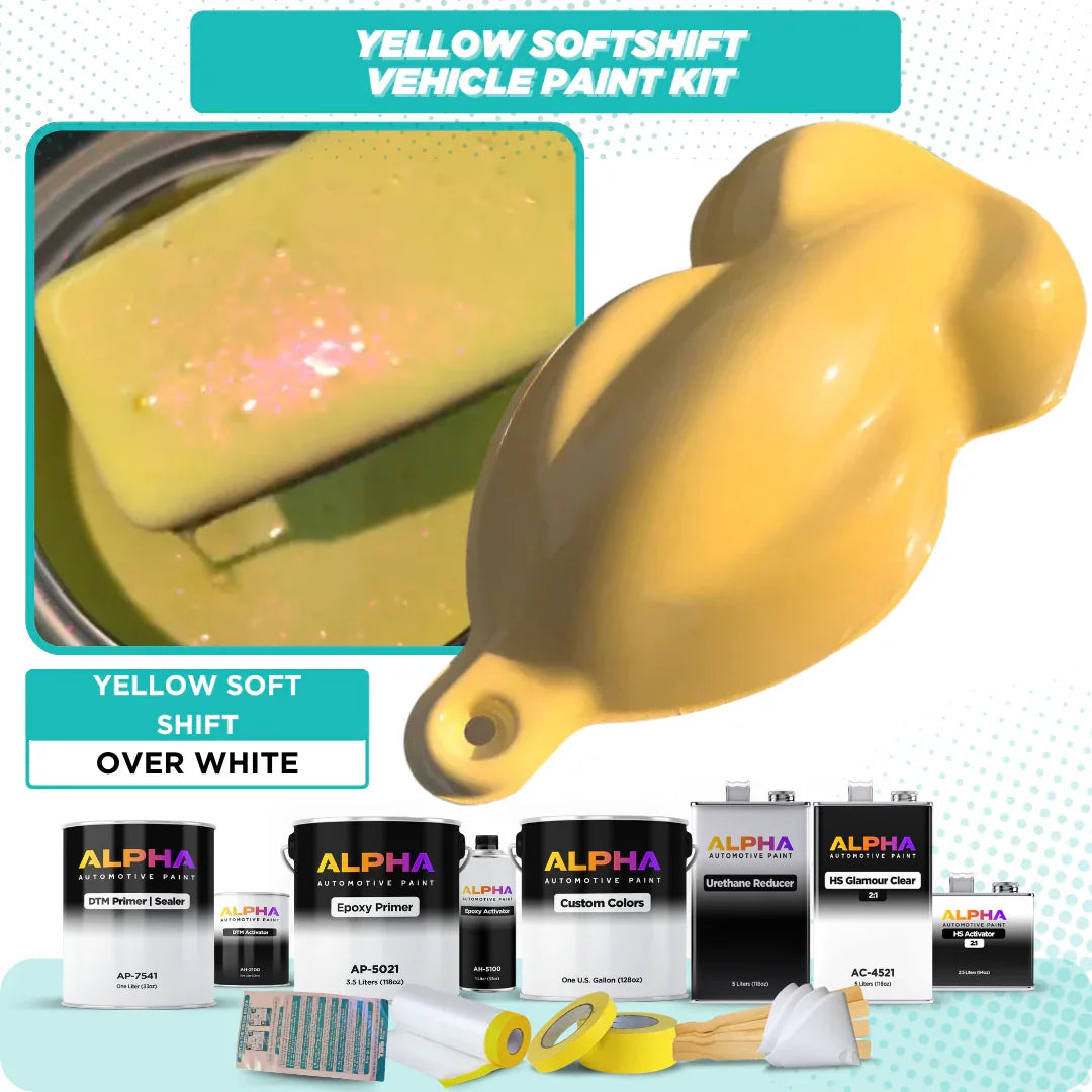 Yellow Soft Shift Vehicle Paint Kit