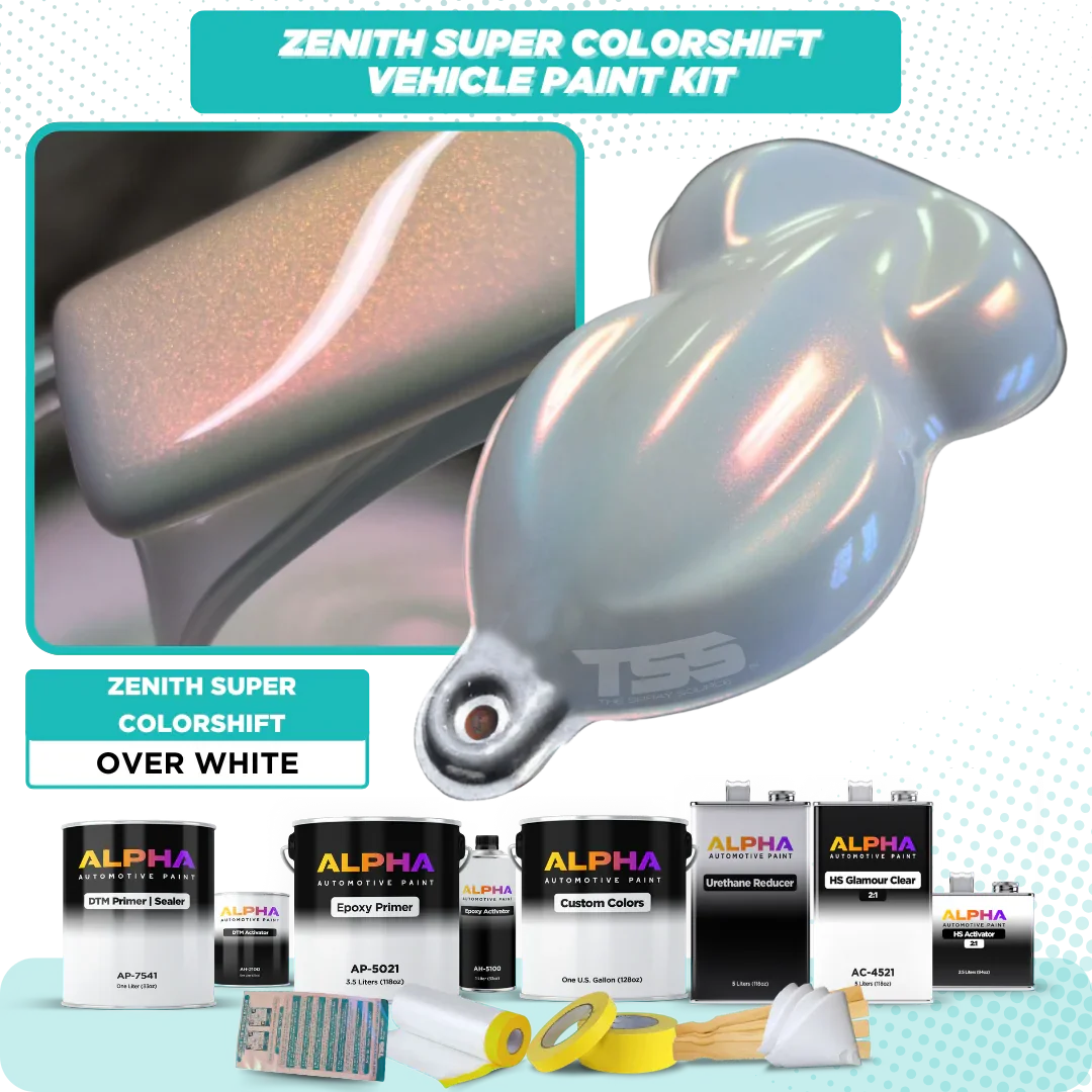 Zenith over Wicked White Vehicle Paint Kit