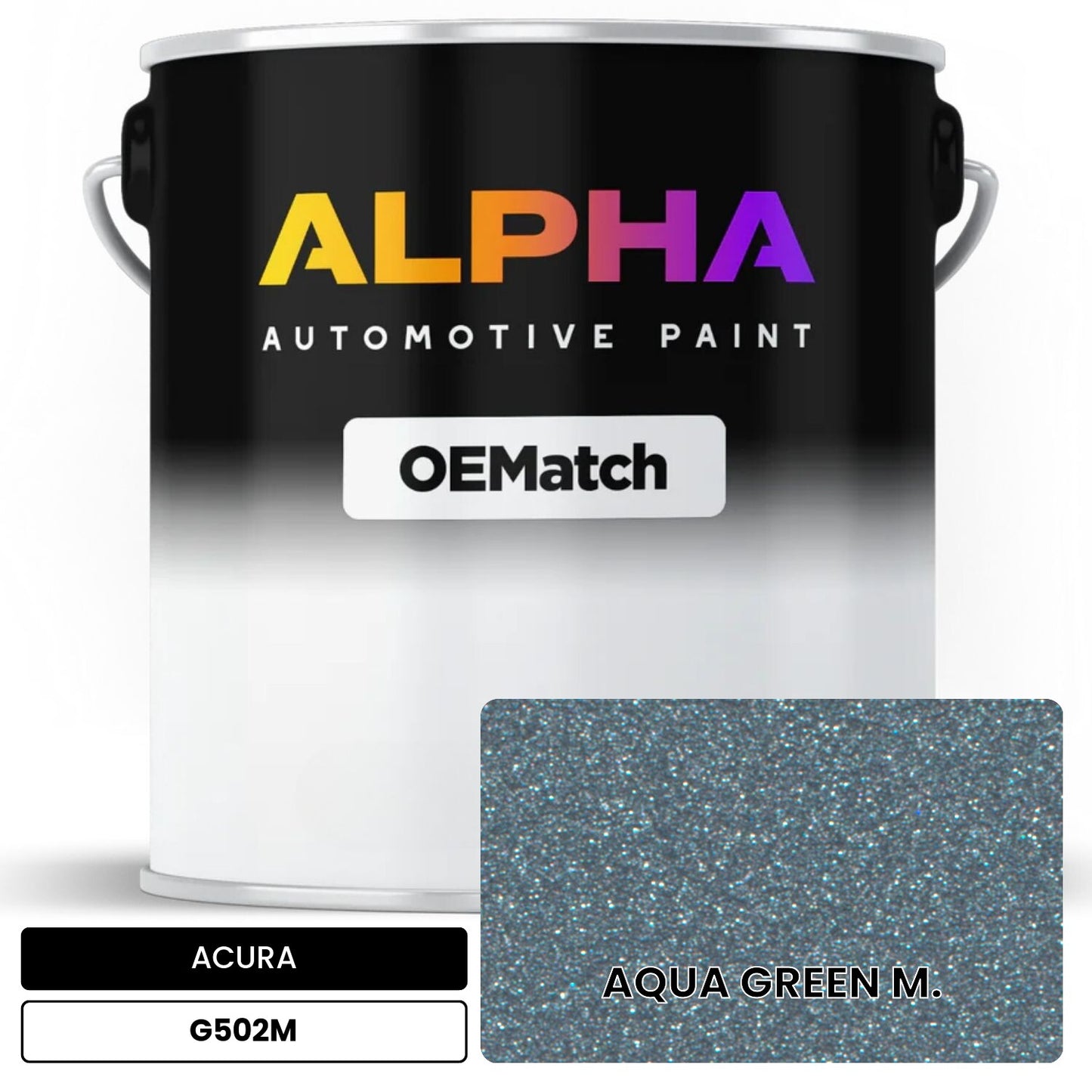 ACURA AQUA GREEN M. G502M OEMatch Basecoat
