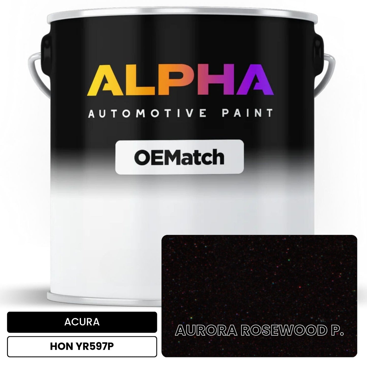ACURA AURORA ROSEWOOD P. HON YR597P OEMatch Basecoat
