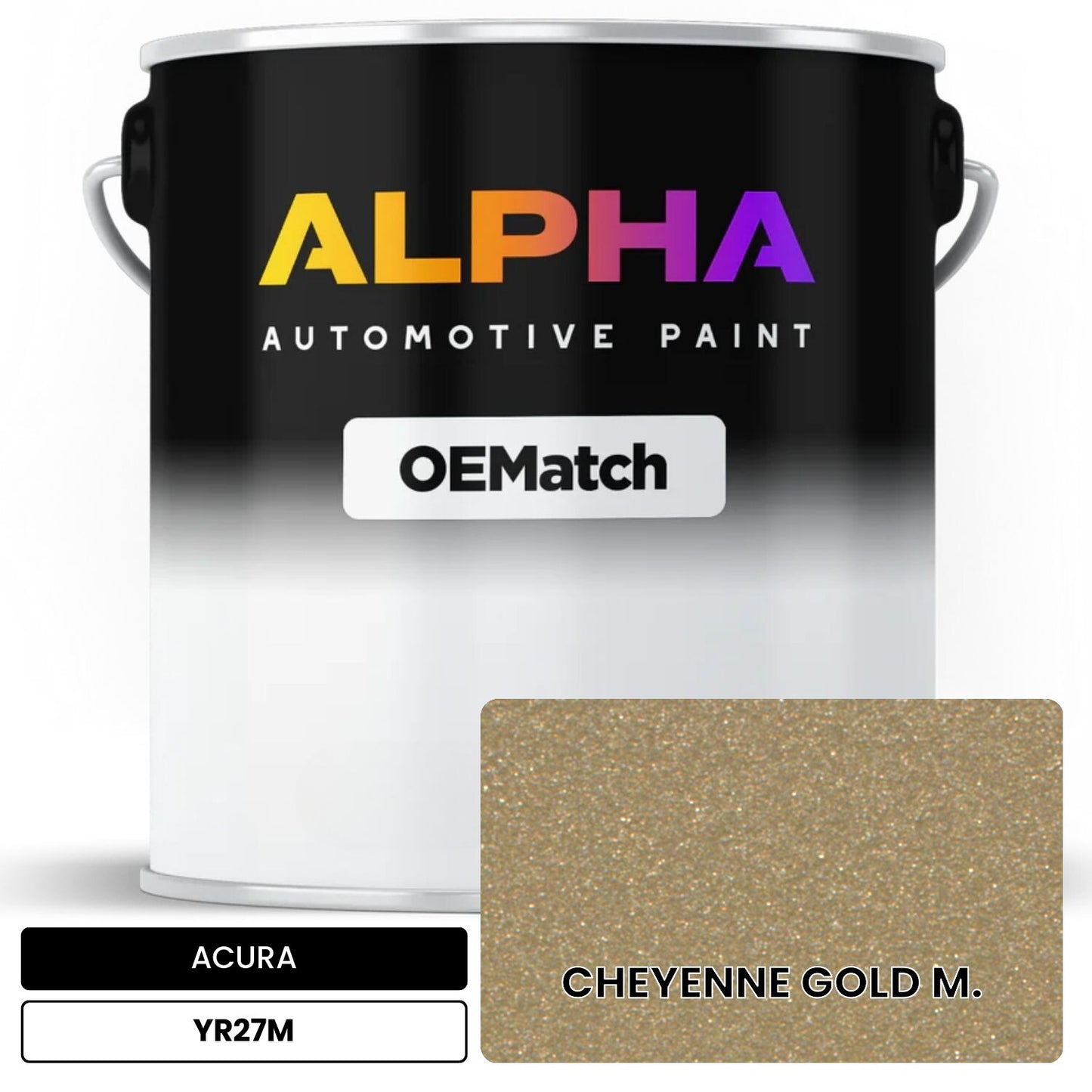 ACURA CHEYENNE GOLD M. YR27M OEMatch Basecoat