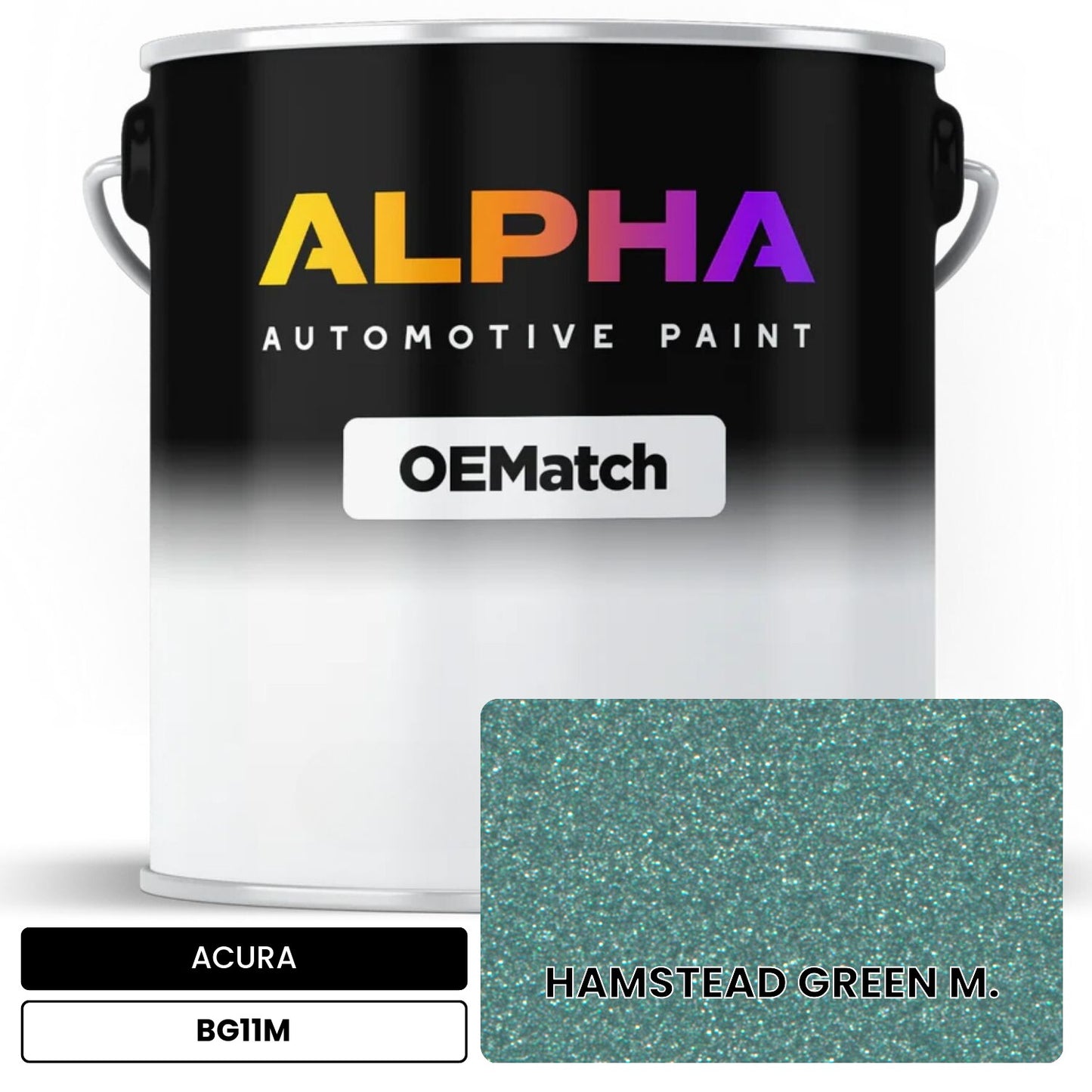 ACURA HAMSTEAD GREEN M. BG11M OEMatch Basecoat