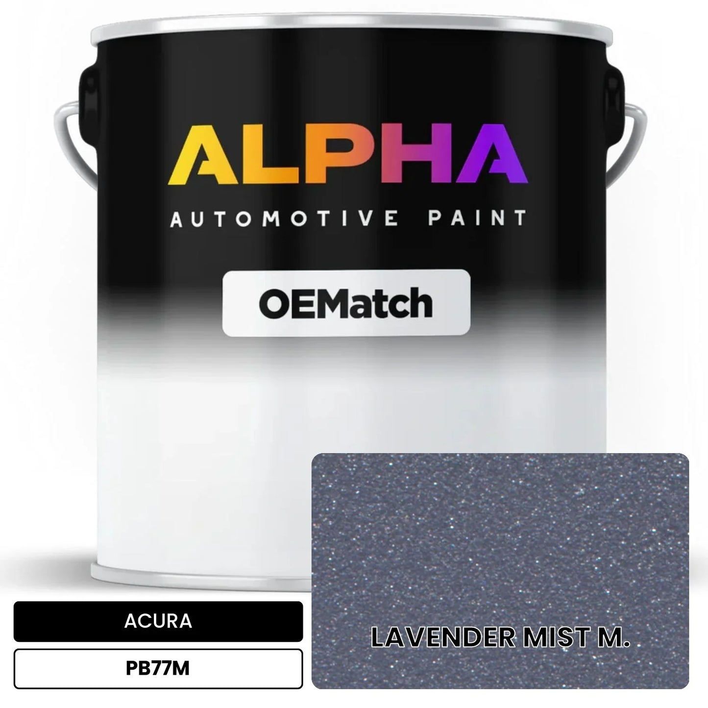 ACURA LAVENDER MIST M. PB77M OEMatch Basecoat