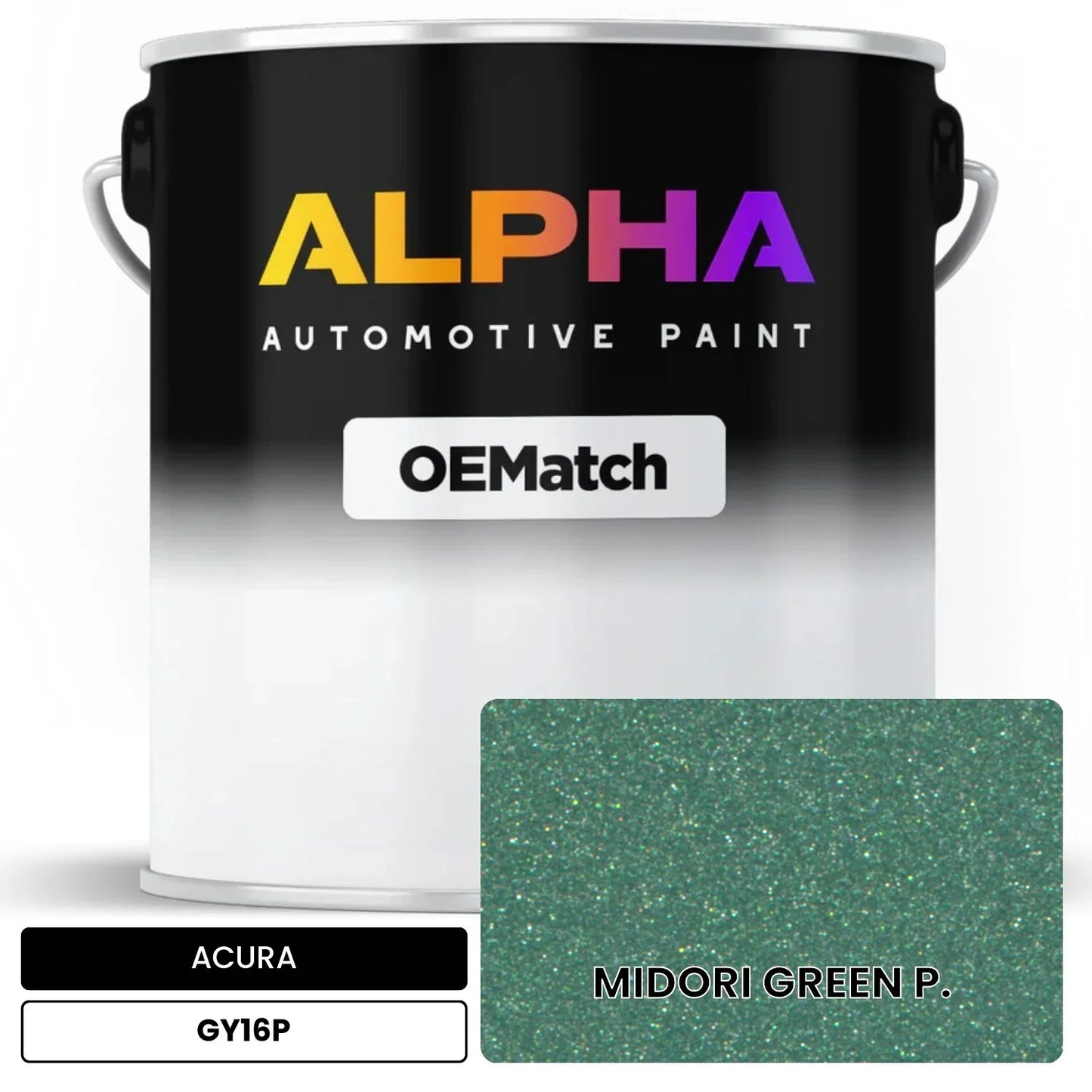 ACURA MIDORI GREEN P. GY16P OEMatch Basecoat