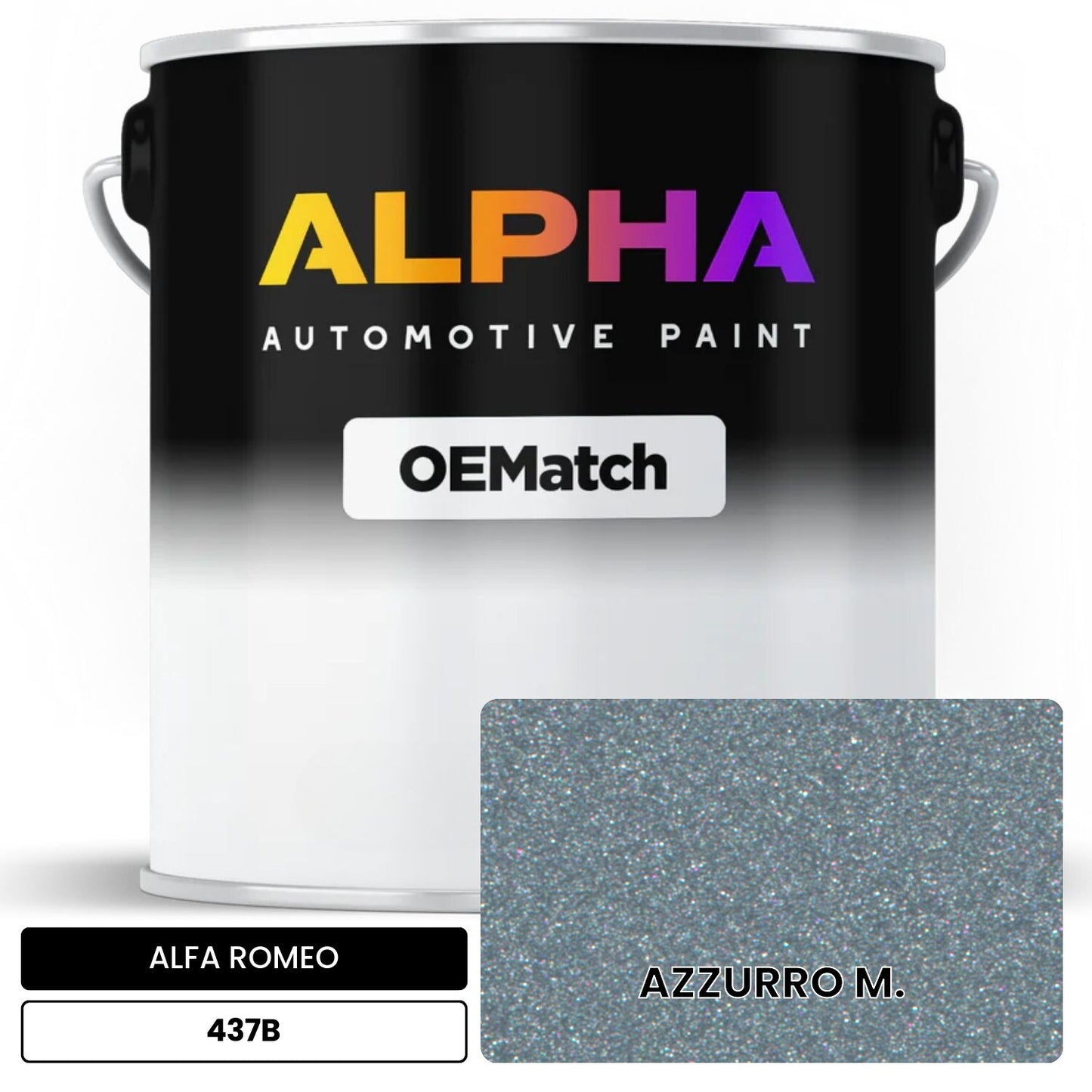 ALFA ROMEO AZZURRO M. 437B OEMatch Basecoat