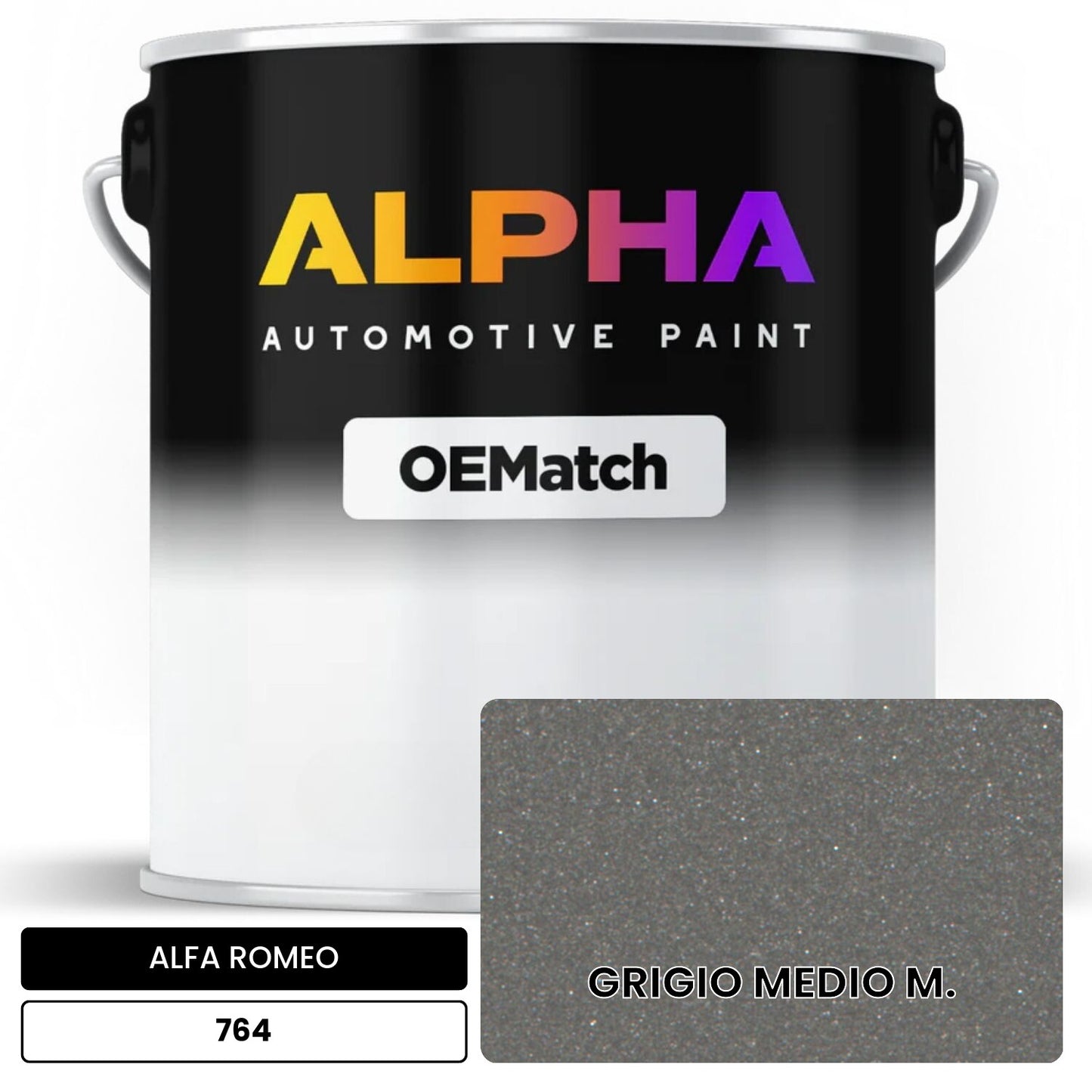ALFA ROMEO GRIGIO MEDIO M. 764 OEMatch Basecoat