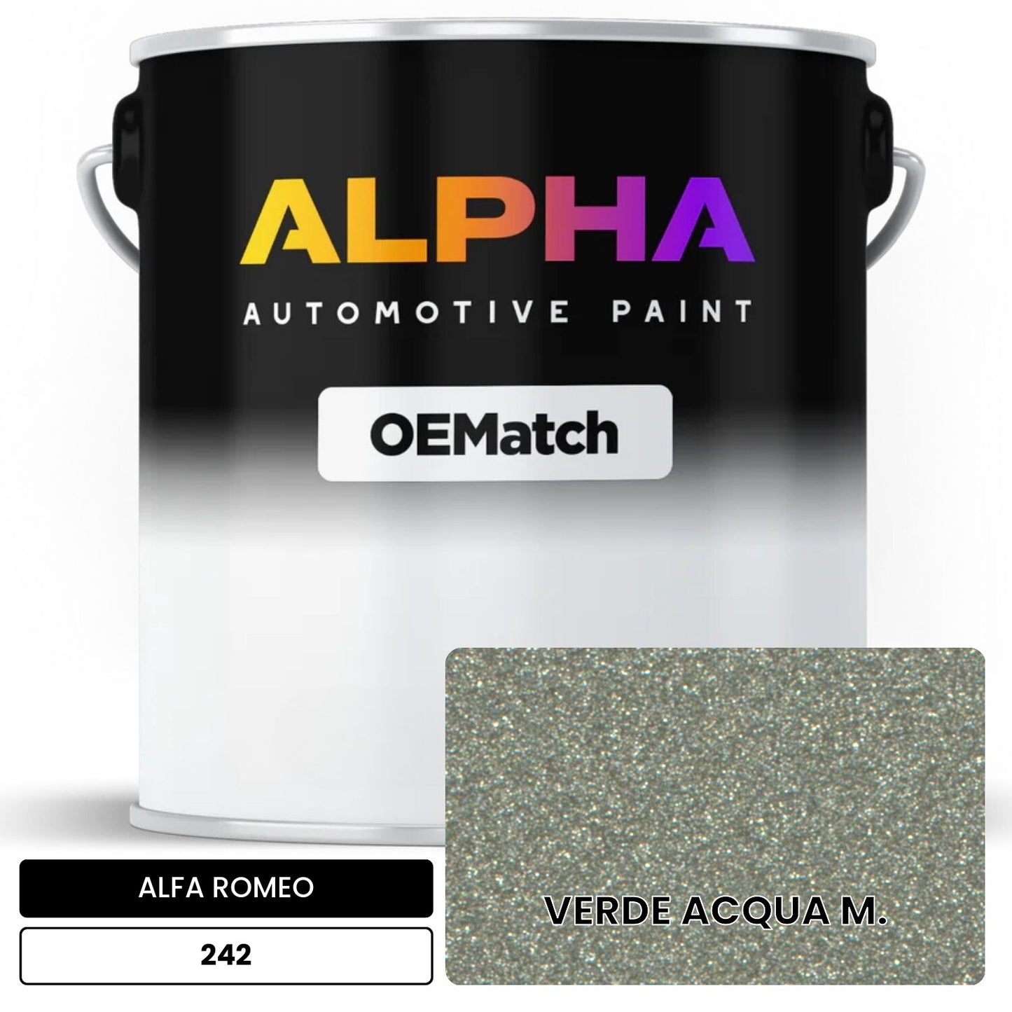 ALFA ROMEO VERDE ACQUA M. 242 OEMatch Basecoat