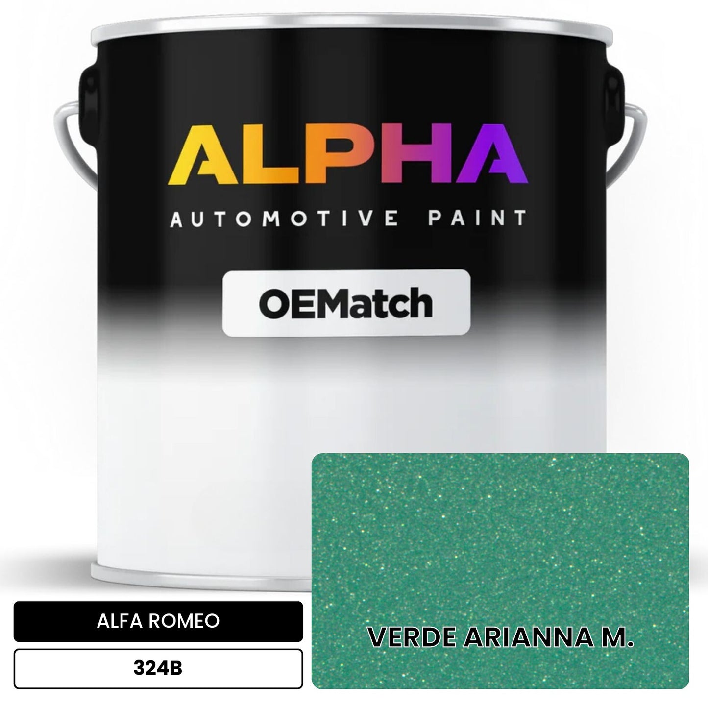 ALFA ROMEO VERDE ARIANNA M. 324B OEMatch Basecoat