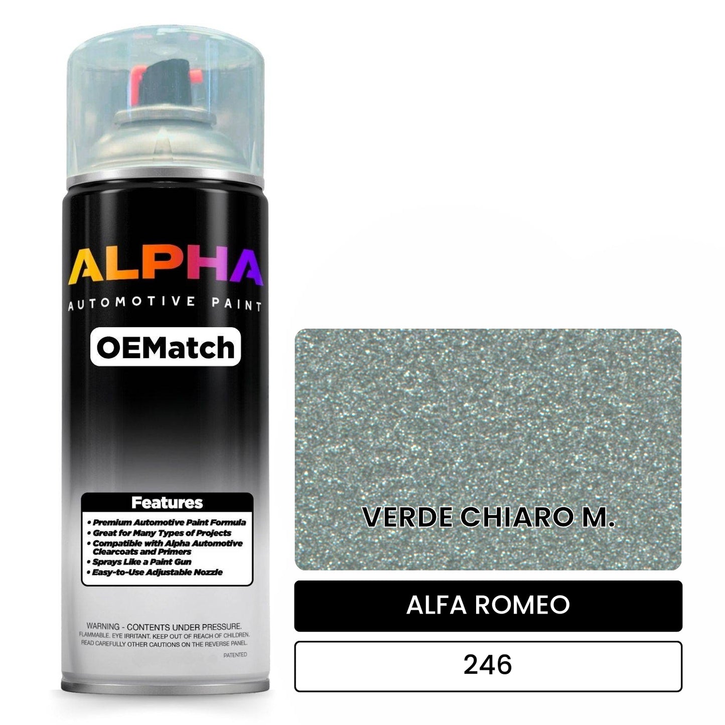 ALFA ROMEO VERDE CHIARO M. 246 OEMatch Spraycan