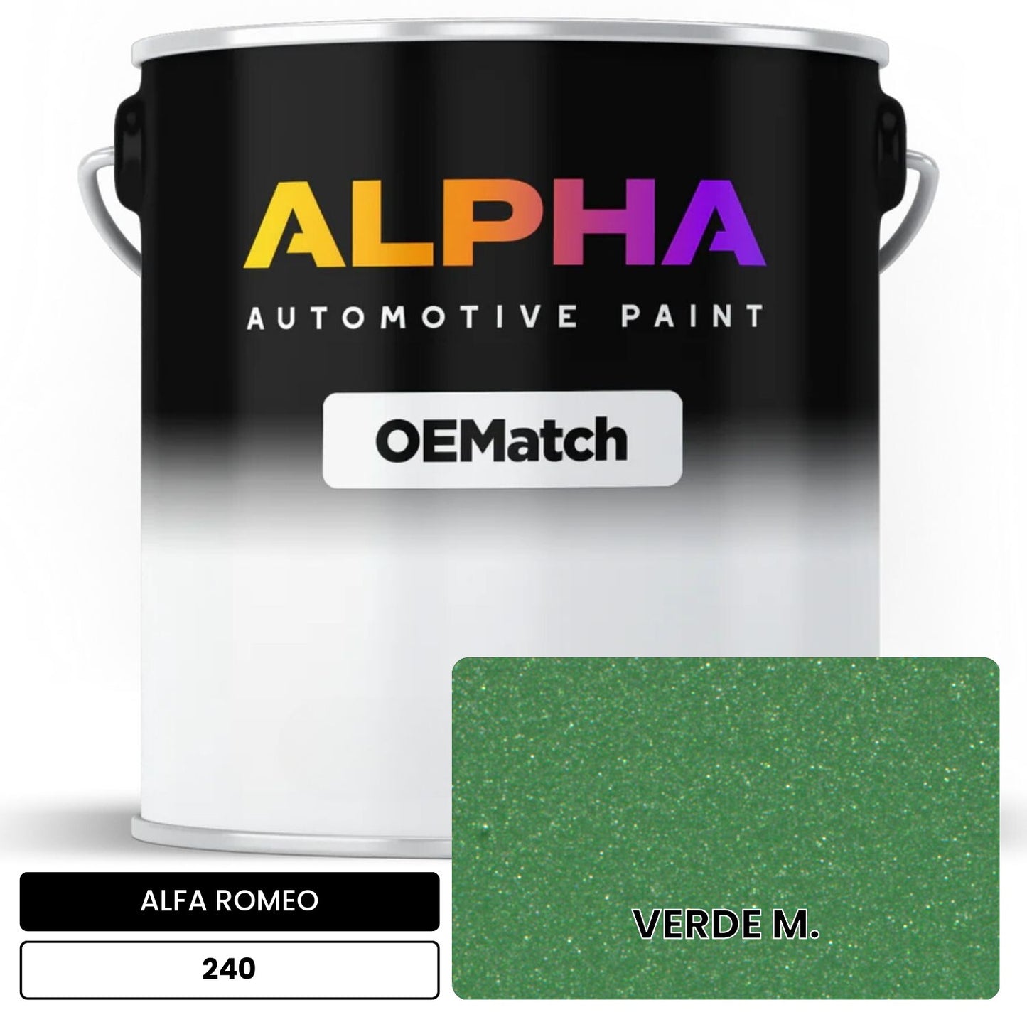 ALFA ROMEO VERDE M. 240 OEMatch Basecoat