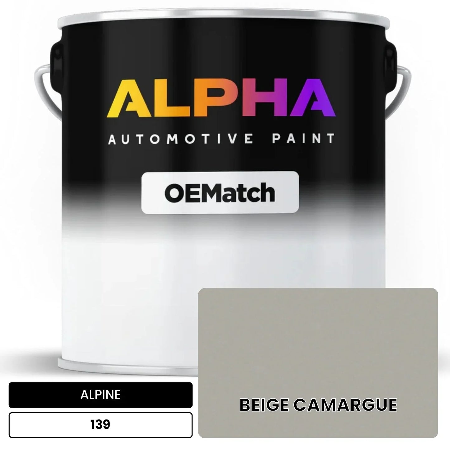 ALPINE BEIGE CAMARGUE 139 OEMatch Basecoat