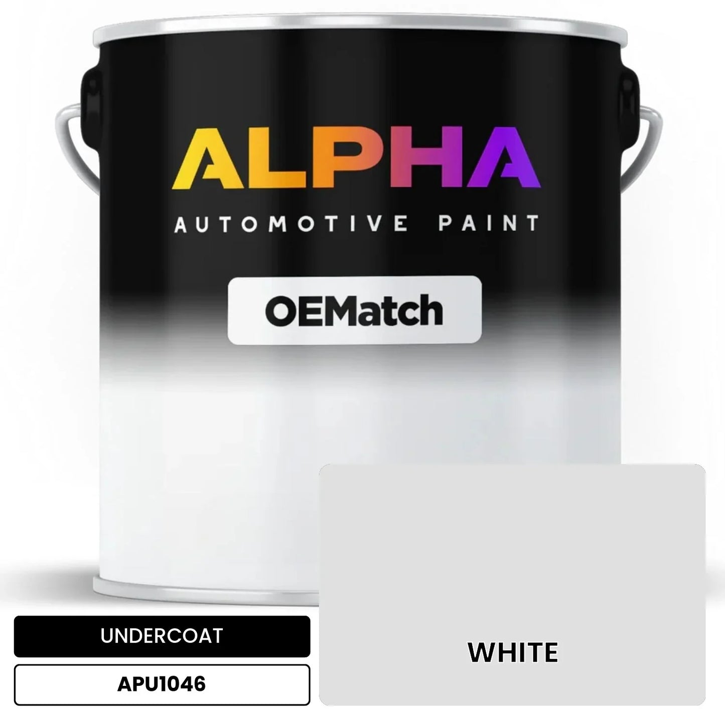 APAPU1046 WHITE OEMatch Automotive Undercoat