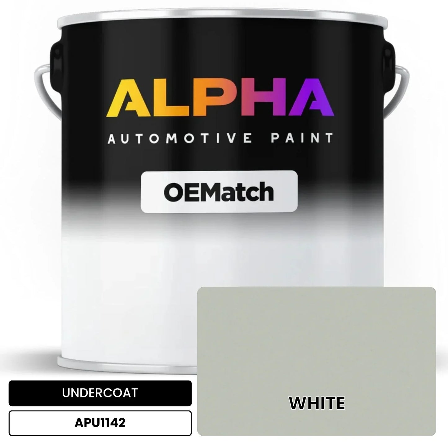 APAPU1142 WHITE OEMatch Automotive Undercoat