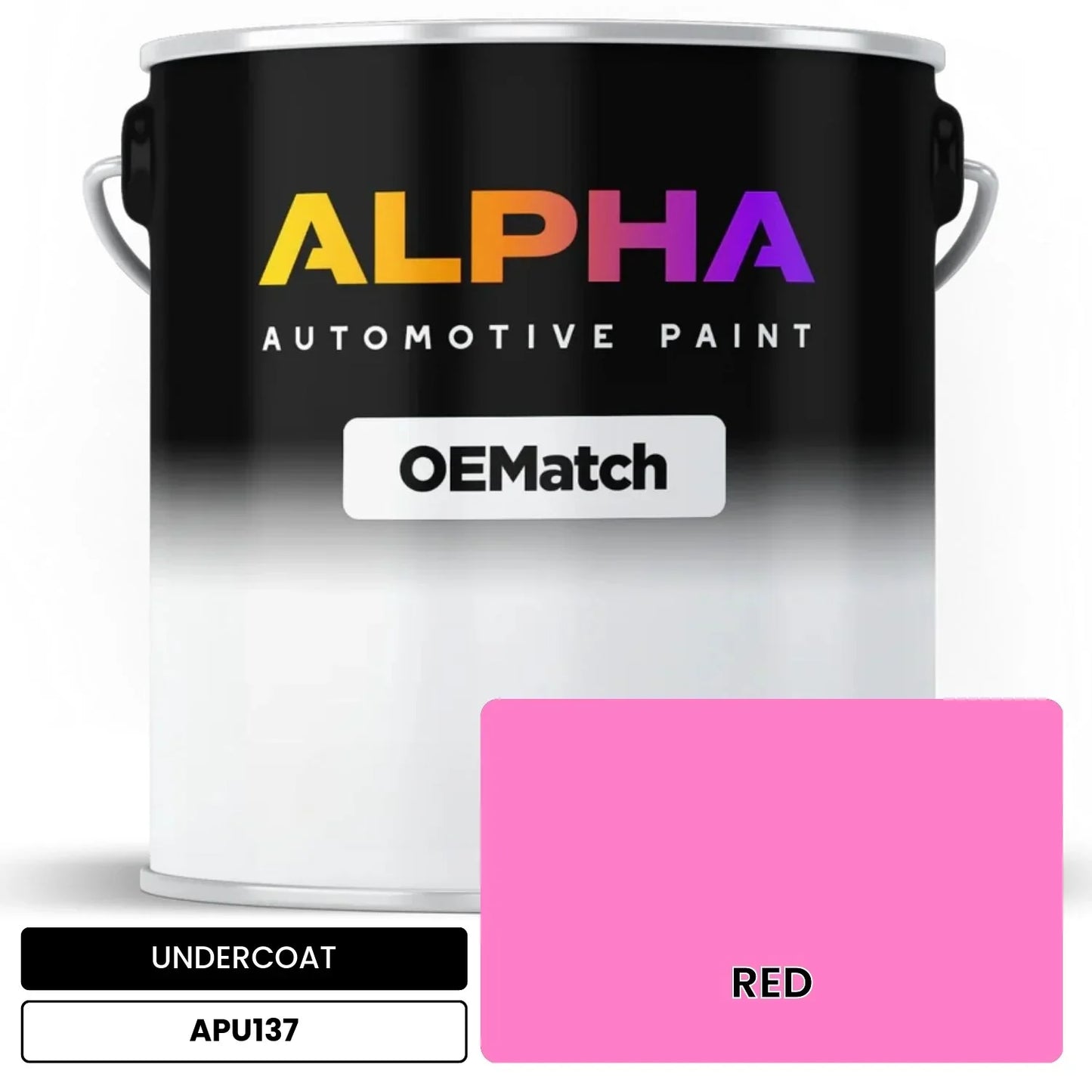 APAPU137 RED OEMatch Automotive Undercoat
