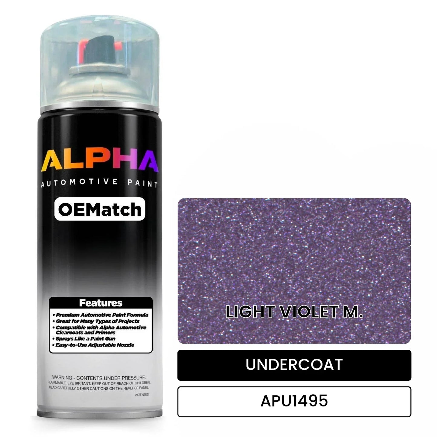 APAPU1495 LIGHT VIOLET M. OEMatch Spraycan Undercoat