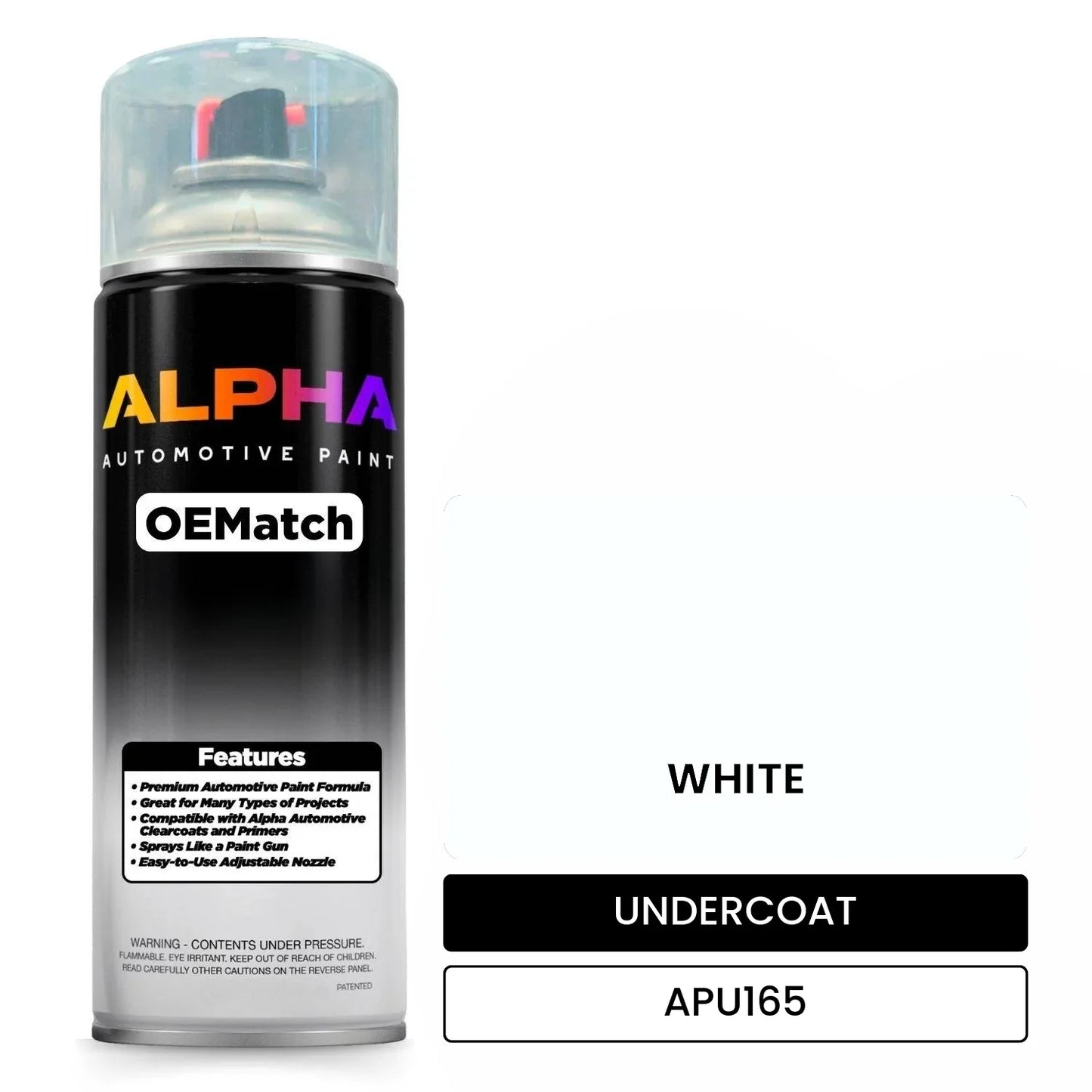 APAPU165 WHITE OEMatch Spraycan Undercoat