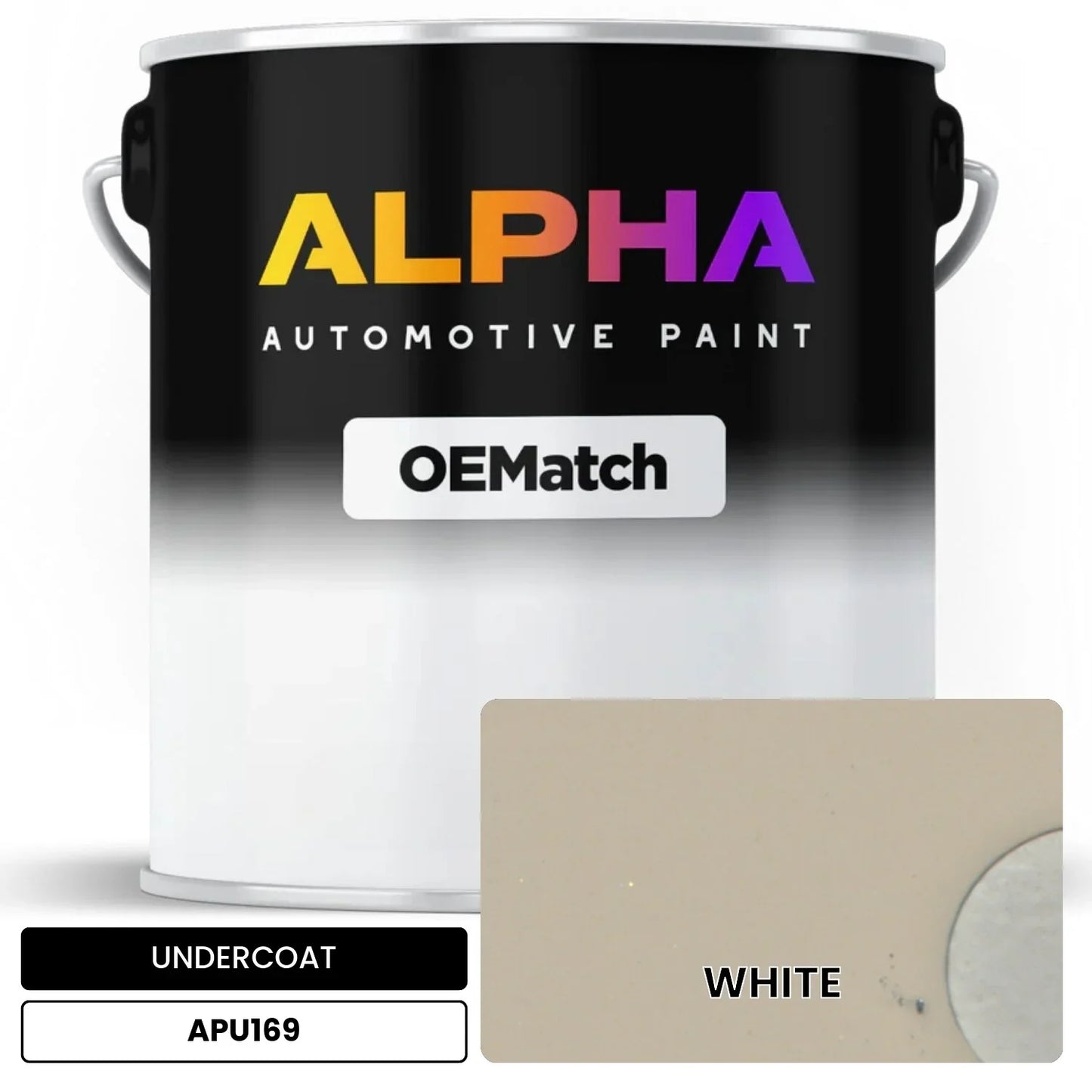 APAPU169 WHITE OEMatch Automotive Undercoat