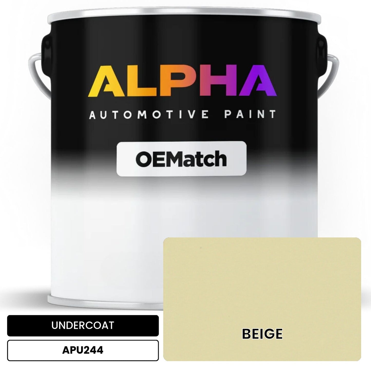 APAPU244 BEIGE OEMatch Automotive Undercoat