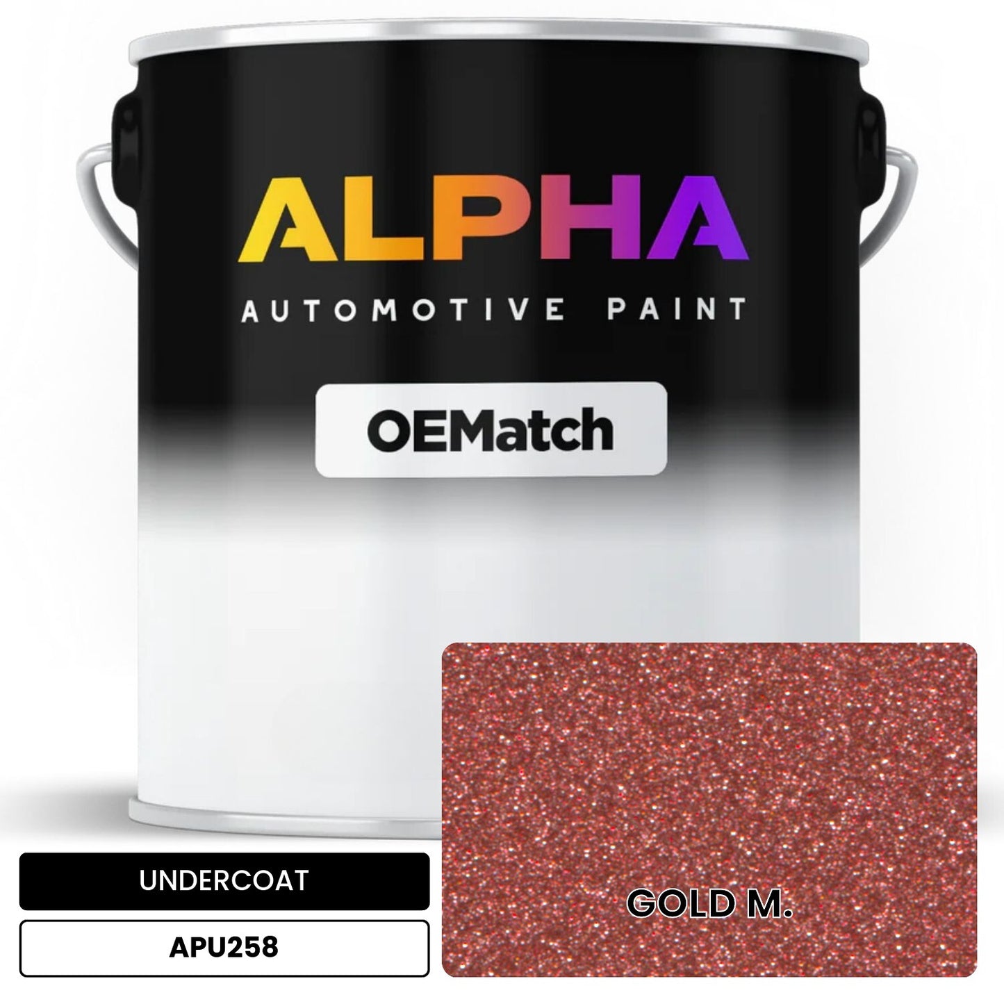 APAPU258 GOLD M. OEMatch Automotive Undercoat