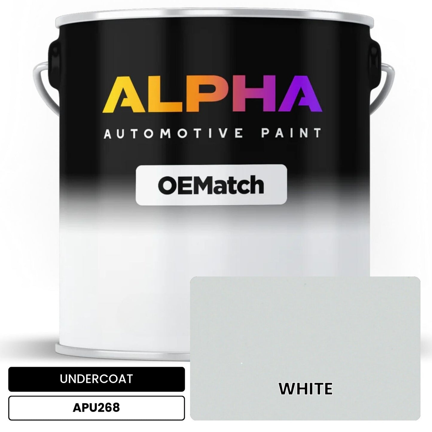 APAPU268 WHITE OEMatch Automotive Undercoat