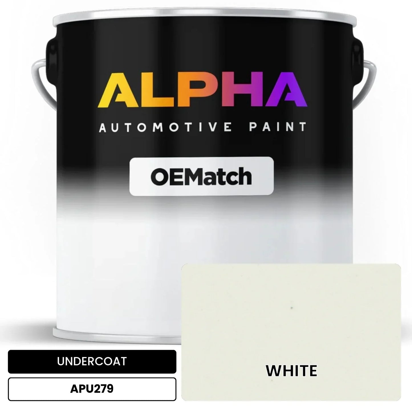 APAPU279 WHITE OEMatch Automotive Undercoat