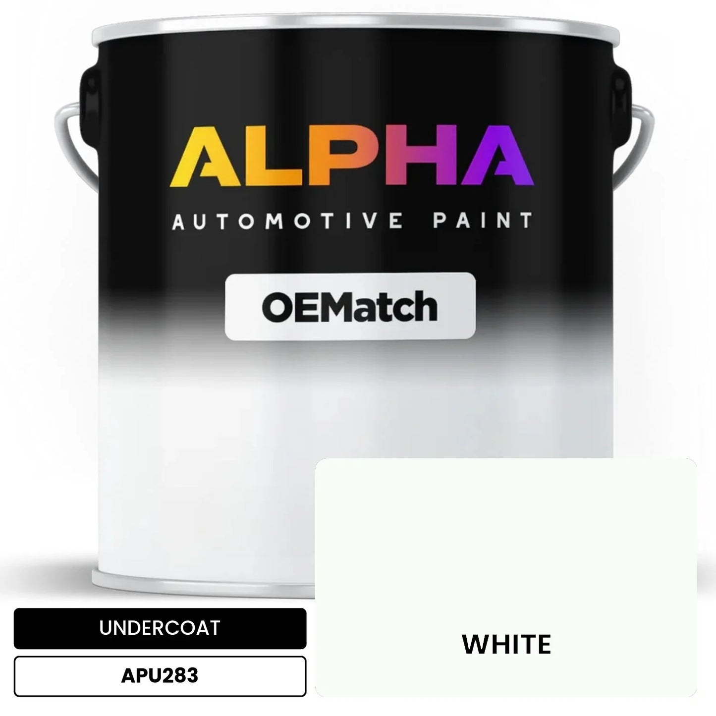 APAPU283 WHITE OEMatch Automotive Undercoat