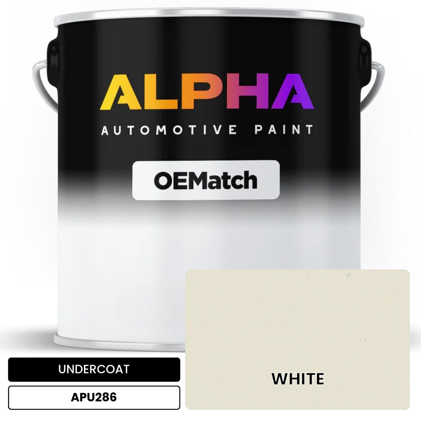 APAPU286 WHITE OEMatch Automotive Undercoat