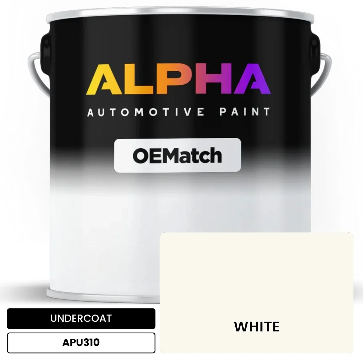 APAPU310 WHITE OEMatch Automotive Undercoat