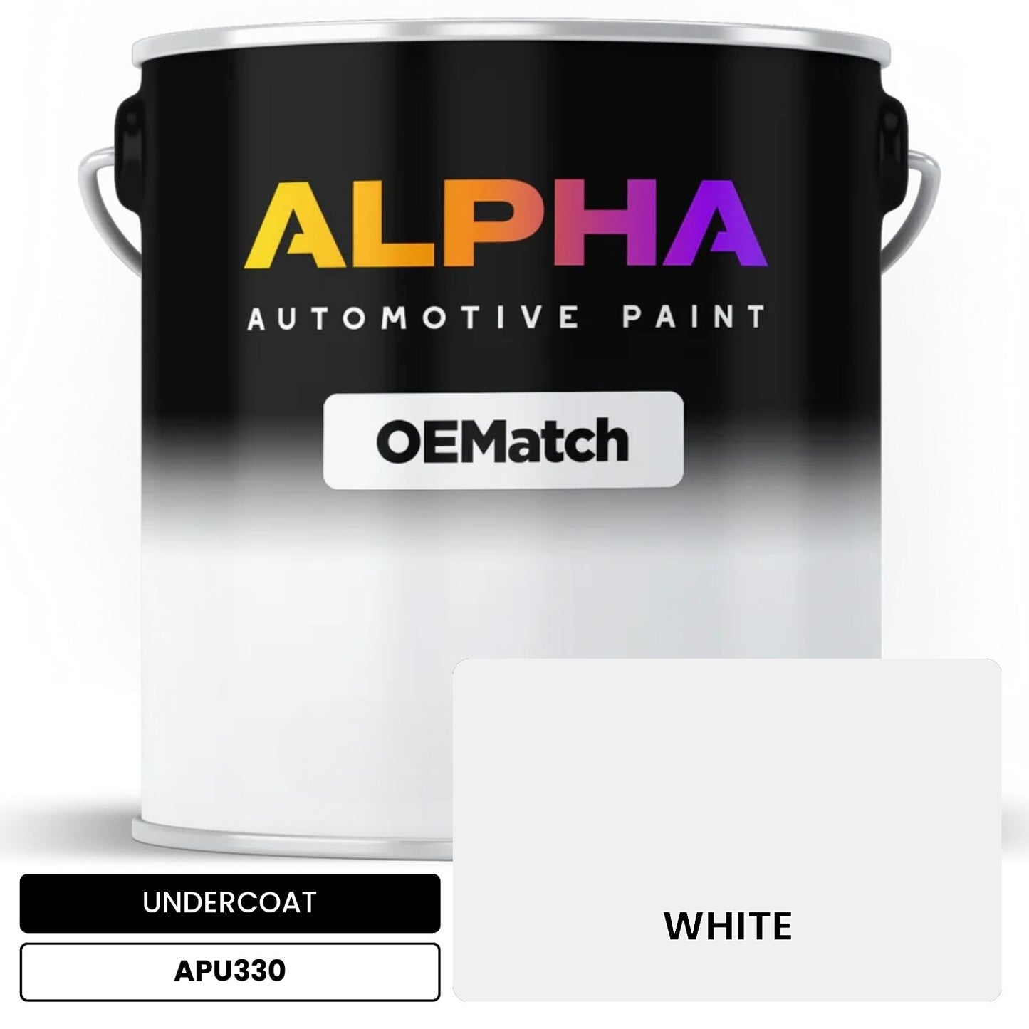APAPU330 WHITE OEMatch Automotive Undercoat