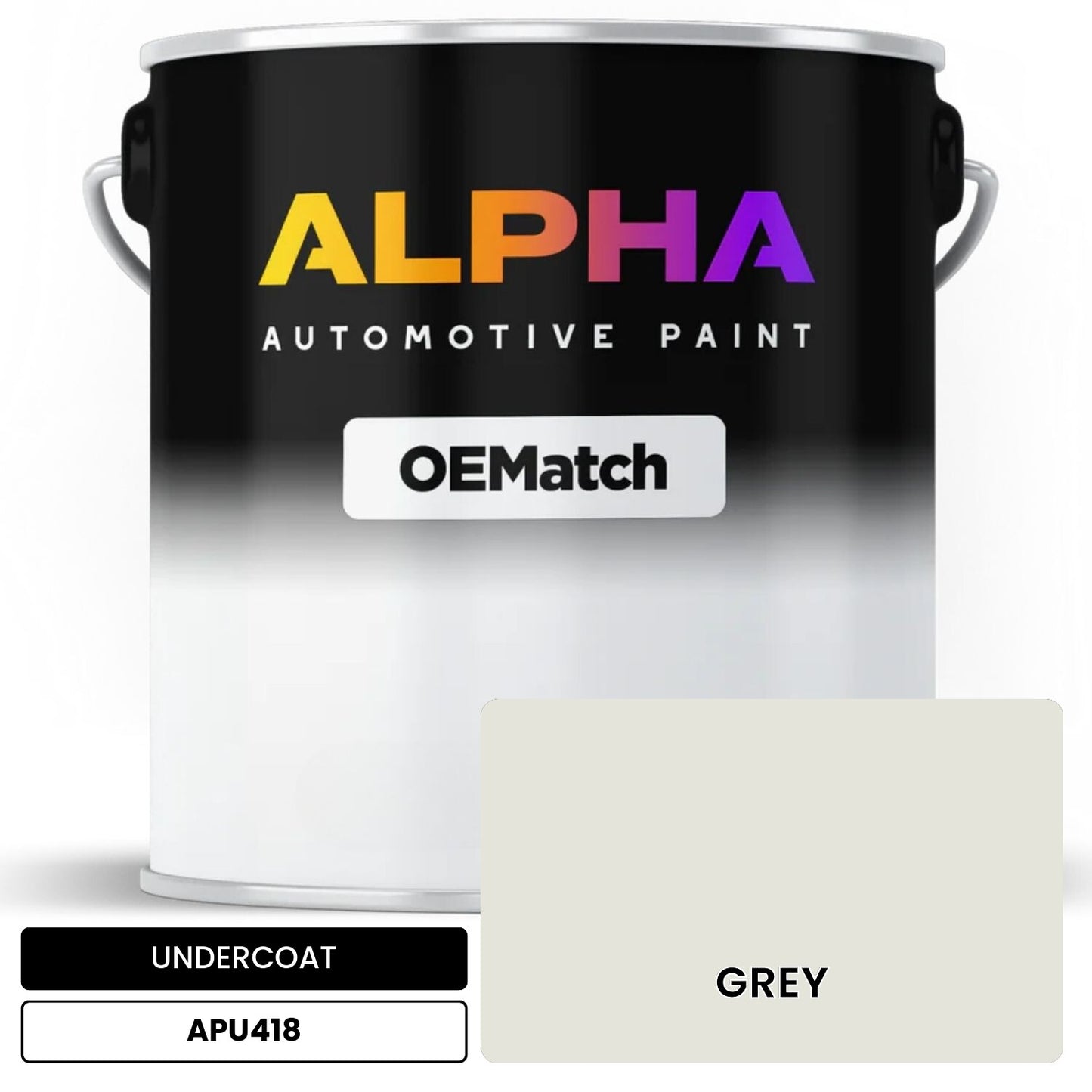 APAPU418 GREY OEMatch Automotive Undercoat