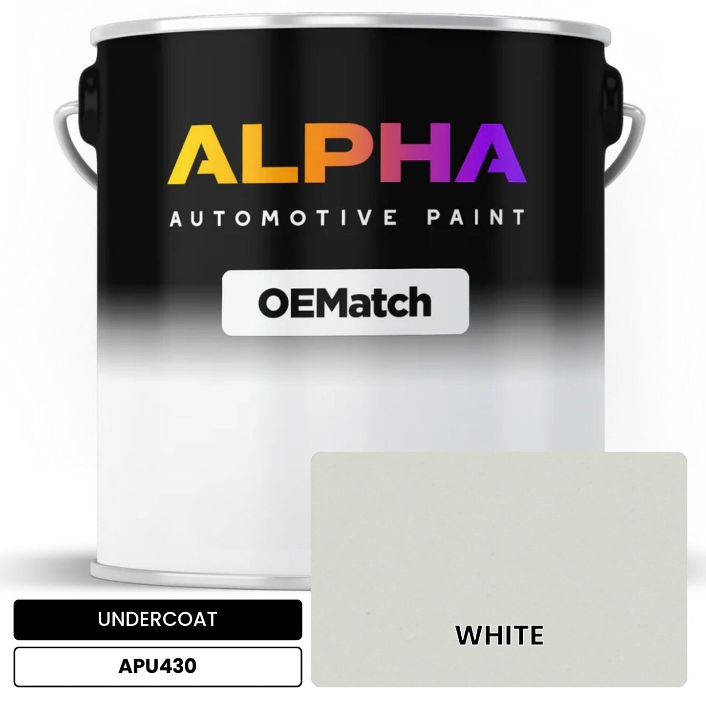 APAPU430 WHITE OEMatch Automotive Undercoat