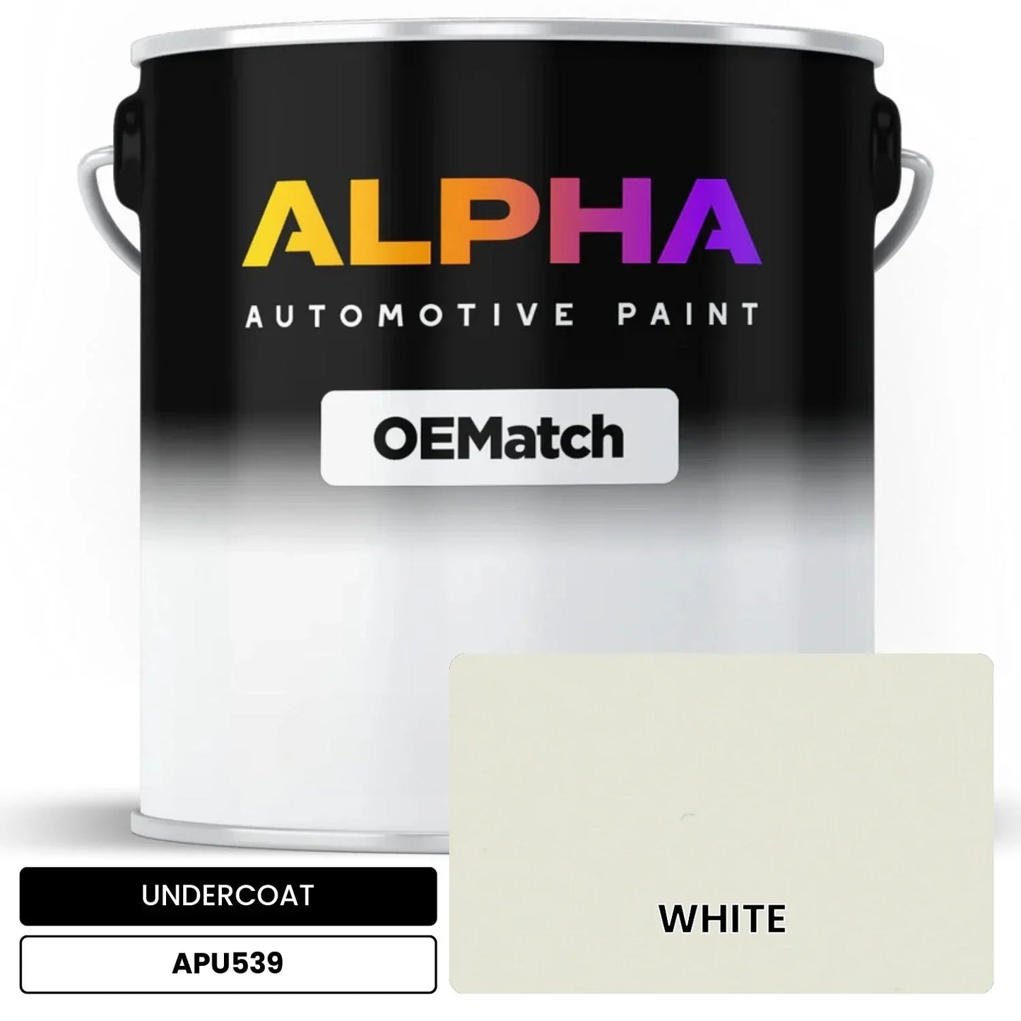 APAPU539 WHITE OEMatch Automotive Undercoat