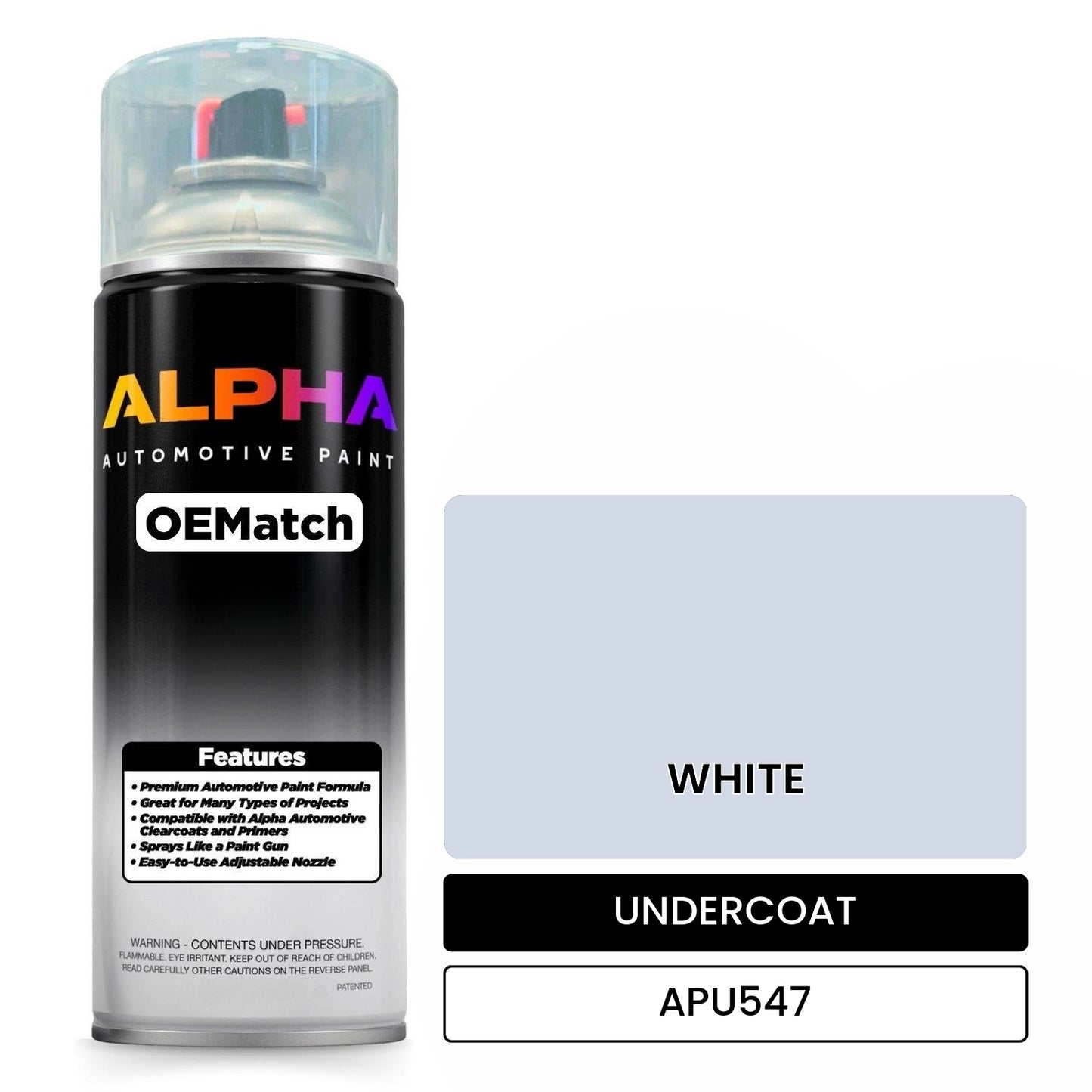 APAPU547 WHITE OEMatch Spraycan Undercoat
