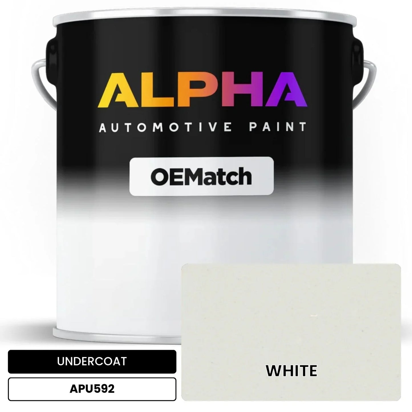 APAPU592 WHITE OEMatch Automotive Undercoat