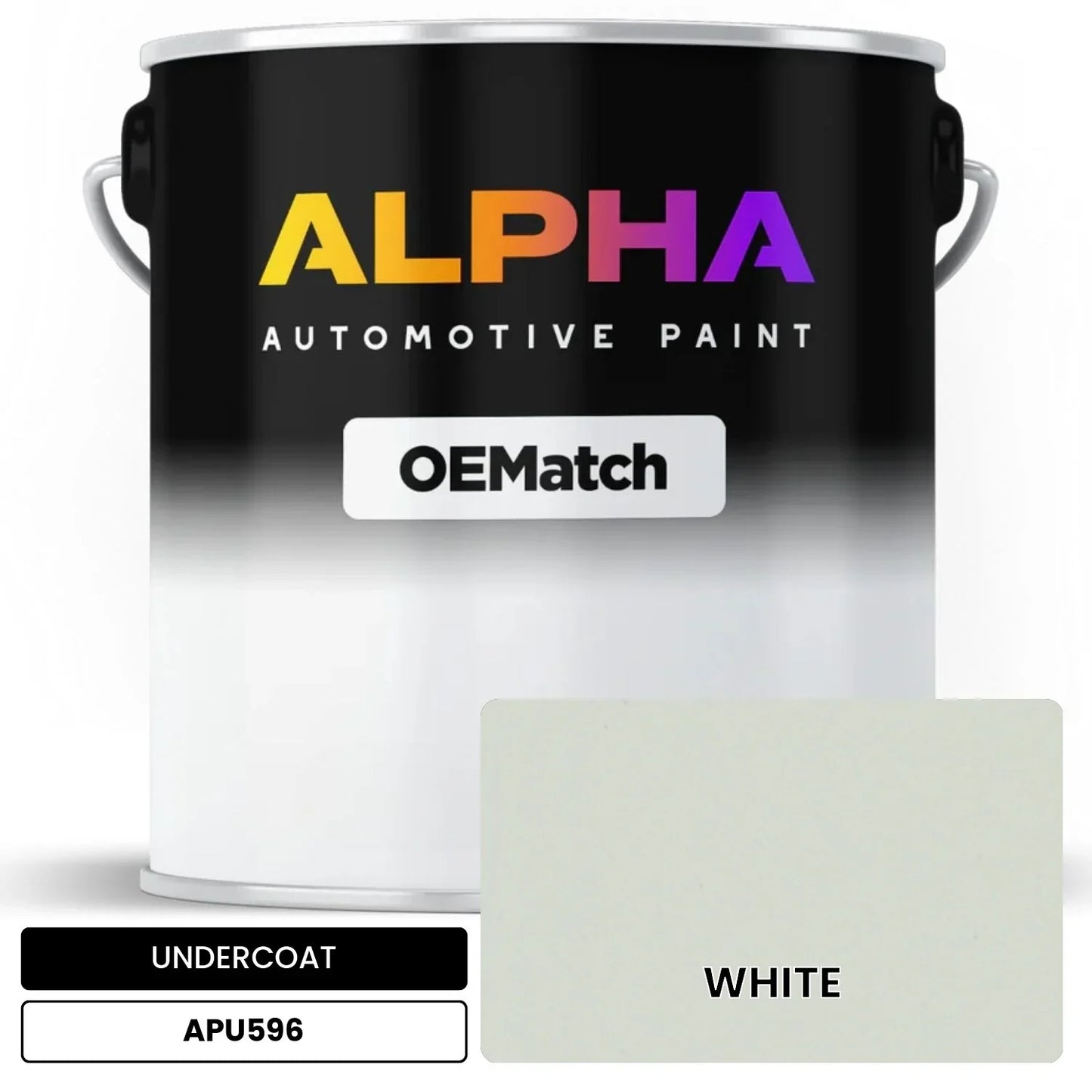 APAPU596 WHITE OEMatch Automotive Undercoat