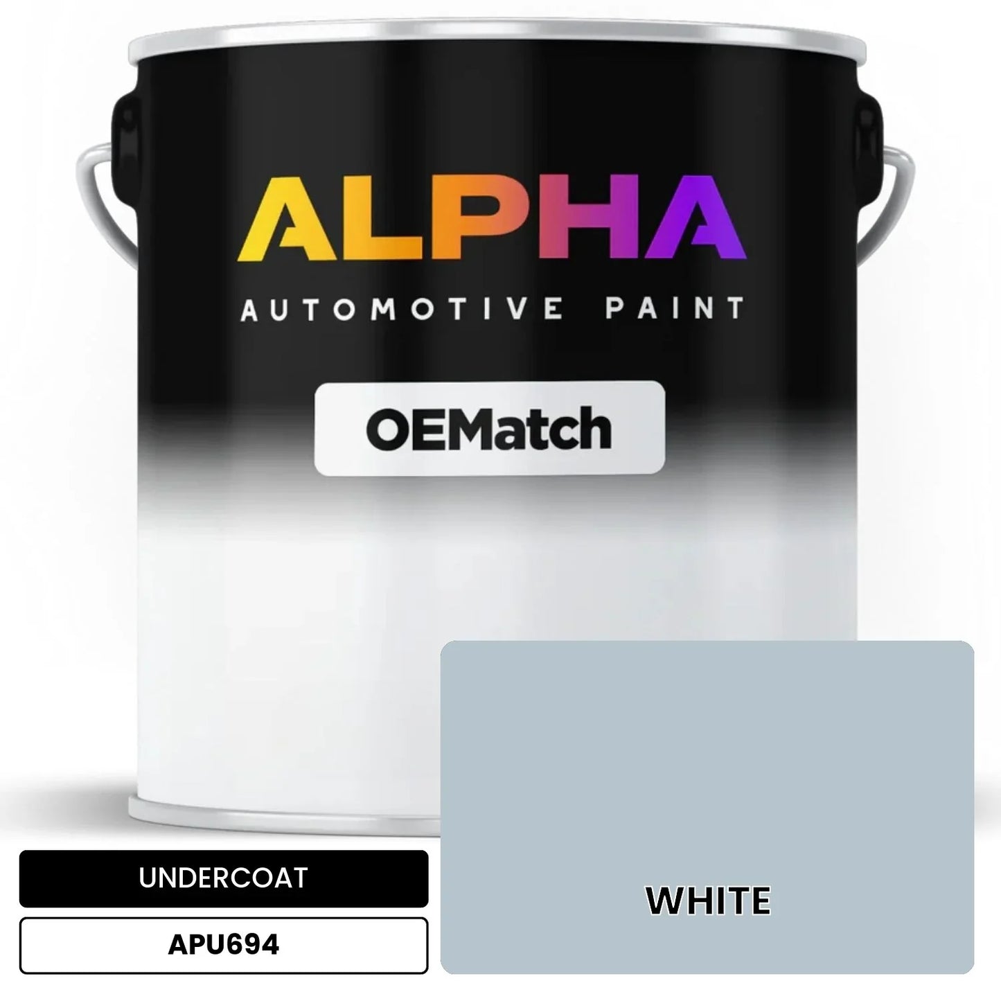 APAPU694 WHITE OEMatch Automotive Undercoat