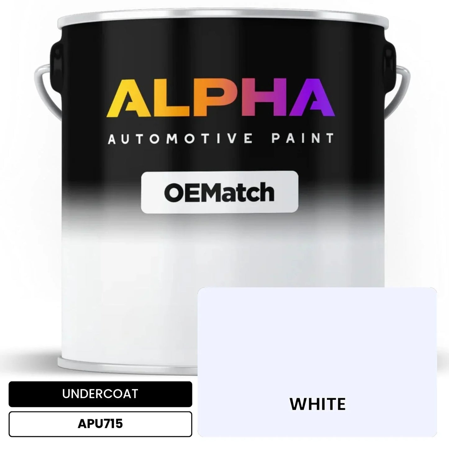 APAPU715 WHITE OEMatch Automotive Undercoat